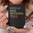 Awesome Since September 1983 40Th Birthday 40 Year Old Coffee Mug Unique Gifts