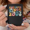 Awesome Since 2003 20Th Birthday Retro Gifts Born In 2003 Coffee Mug Funny Gifts