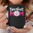 Baseball Mom Pink Ribbon Breast Cancer Awareness Fighters Coffee Mug Funny Gifts