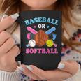 Baseball Or Softball Gender Reveal Baby Party Boy Girl Coffee Mug Unique Gifts
