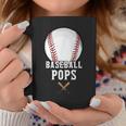 Baseball Pops Funny Baseball Grandfather Father Day Coffee Mug Unique Gifts
