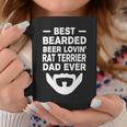 Beer Best Bearded Beer Lovin Rat Terrier Dad Fathers Day Funny Coffee Mug Unique Gifts