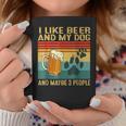I Like Beer My Dog And Maybe 3 People Dog Lover Coffee Mug Unique Gifts
