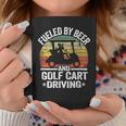 Beer Fueled By Beer And Golf Cart Driving Humor Funny Golfing Coffee Mug Unique Gifts