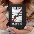 Beer Funny Bass Guitar Player Graphic Design And Beer Guitarist Coffee Mug Unique Gifts