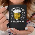 Beer Funny Beer Drinkers Merry Christmas Snowflake Holiday Coffee Mug Unique Gifts