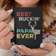 Best Buckin Papa Ever Gift For Father Gift For Men Coffee Mug Unique Gifts