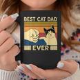 Best Cat Dad Ever Vintage Cat Daddy Father Day Gifts Coffee Mug Unique Gifts
