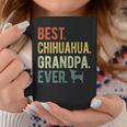 Best Chihuahua Grandpa Ever Dog Lovers Fathers Day Coffee Mug Personalized Gifts