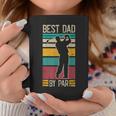 Best Dad By Par Golf Player Retro Golfing Sports Golfer Coffee Mug Unique Gifts