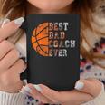 Best Dad Coach Ever Fathers Day Basketball Dad Gift Coffee Mug Unique Gifts