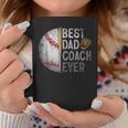 Best Dad Coach Ever Funny Baseball For Sport Lovers Fan Coffee Mug Funny Gifts
