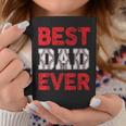 Best Dad Ever Baseball Dad And Softball Fathers Day Cool Coffee Mug Unique Gifts