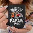 Best Truckins Papaw Ever Trucker Grandpa Truck Gift Coffee Mug Unique Gifts