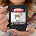 Beware Of BulldogFunny Warning Sign Coffee Mug Unique Gifts