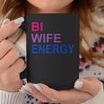 Bi Wife Energy Bisexual Bi Pride Coffee Mug Unique Gifts