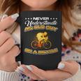 Bicycle Never Underestimate An Old Guy On A Bicycle Coffee Mug Funny Gifts