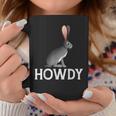 Black-Tailed Jackrabbit Howdy Cowboy Western Country Cowgirl Coffee Mug Unique Gifts