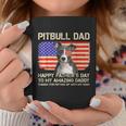 Blue Nose Pitbull Dad Happy Fathers Day To My Amazing Daddy Coffee Mug Funny Gifts