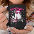 Breast Cancer Is Boo Sheet Cool Ghost Pink Ribbon Halloween Coffee Mug Funny Gifts