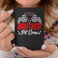 Brother Pit Crew Birthday Party Race Car Lover Racing Family Coffee Mug Personalized Gifts