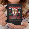 Bulldog Owner Ugly Christmas Sweater Style Coffee Mug Unique Gifts