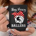 Busy Raising Ballers Soccer Volleyball Mom Coffee Mug Unique Gifts