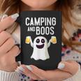 Camping And Boos Cute Ghost Halloween Drinking Beer Coffee Mug Unique Gifts