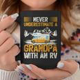 Camping Lover Never Underestimate A Grandpa With An Rv Coffee Mug Unique Gifts
