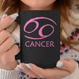 Cancer Zodiac Sign Pink Symbol Stars June July Birthday Gift Coffee Mug Unique Gifts