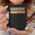 Cassidy Gift Name Personalized Retro Vintage 80S Birthday Coffee Mug Unique Gifts