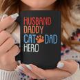 Cat Dad Fathers Day Husband Daddy Hero Papa Dada Pops Men Coffee Mug Unique Gifts