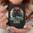 Chantilly-Tiffany Cat Dad Retro Vintage Cats Heartbeat Coffee Mug Unique Gifts