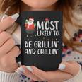Christmas Most Likely To Be Grillin And Chillin Xmas Dad Men Coffee Mug Personalized Gifts
