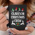 Clarkson Name Gift Christmas Crew Clarkson Coffee Mug Funny Gifts