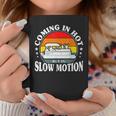 Coming In Hot But In Slow Motion Pontoon Boat Captain Men Coffee Mug Funny Gifts