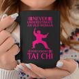 Cool Tai Chi Gift Women Funny Never Underestimate Old Woman Coffee Mug Funny Gifts