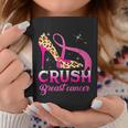 Crush Breast Cancer Awareness High Heel Leopard Pink Ribbon Coffee Mug Unique Gifts