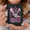 Crush Breast Cancer Pink Bling High Heels Ribbon Coffee Mug Funny Gifts