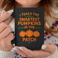 Cute Halloween Lover Pumpkin Teacher Educator Autumn Fall Pumpkin Teacher Coffee Mug Unique Gifts