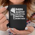 Dads Against Daughters Dating Democrats - Patriotic Skull Coffee Mug Unique Gifts
