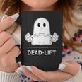 Deadlift Halloween Ghost Weight Lifting Workout Coffee Mug Unique Gifts