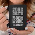 Dear Dad Great Job Were Awesome Thank You Father Day Vintag Coffee Mug Unique Gifts
