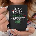 Dear Santa She Is The Naughty One Matching Couple Coffee Mug Unique Gifts