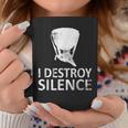 I Destroy Silence Timpani Players Coffee Mug Unique Gifts