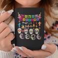 Dia De Los Muertos Sugar Skulls Moon Cat Mexican Day Of Dead Coffee Mug Personalized Gifts