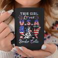 Dog Border Collie This Girl Loves Usa And Her Dog Border Collie 4Th Of July Coffee Mug Unique Gifts