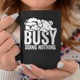 Dog Maltese Busy Doing Nothing Shirt Lazy Tee Boys Girls Gift Coffee Mug Unique Gifts