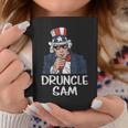 Druncle Sam Funny Uncle Sam Beer 4Th Of July Party Drinking Drinking Funny Designs Funny Gifts Coffee Mug Unique Gifts
