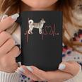 East Siberian Laika Dog Heartbeat Ekg My Dogs Are My Cardio Coffee Mug Unique Gifts